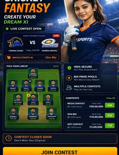 Boss 143 (boss matka 143) fantasy cricket & matchday visual 3