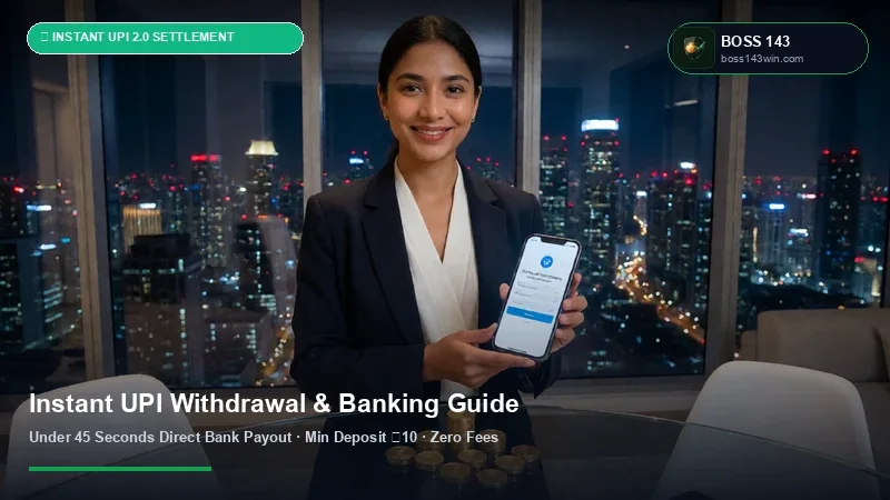 Boss 143 Instant UPI Withdrawal & ₹100 INR Deposit Tutorial